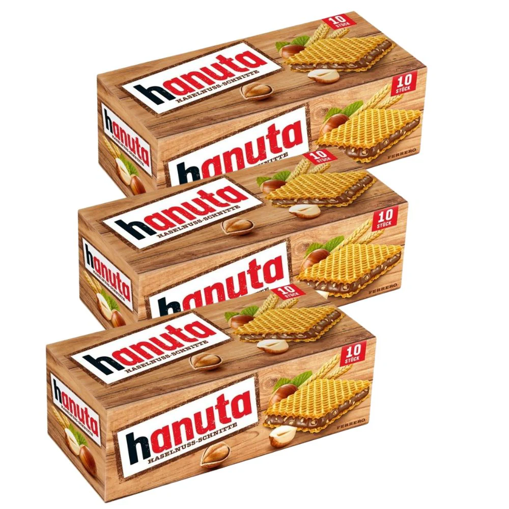 30 wafer Ferrero Hanuta da 22 grammi