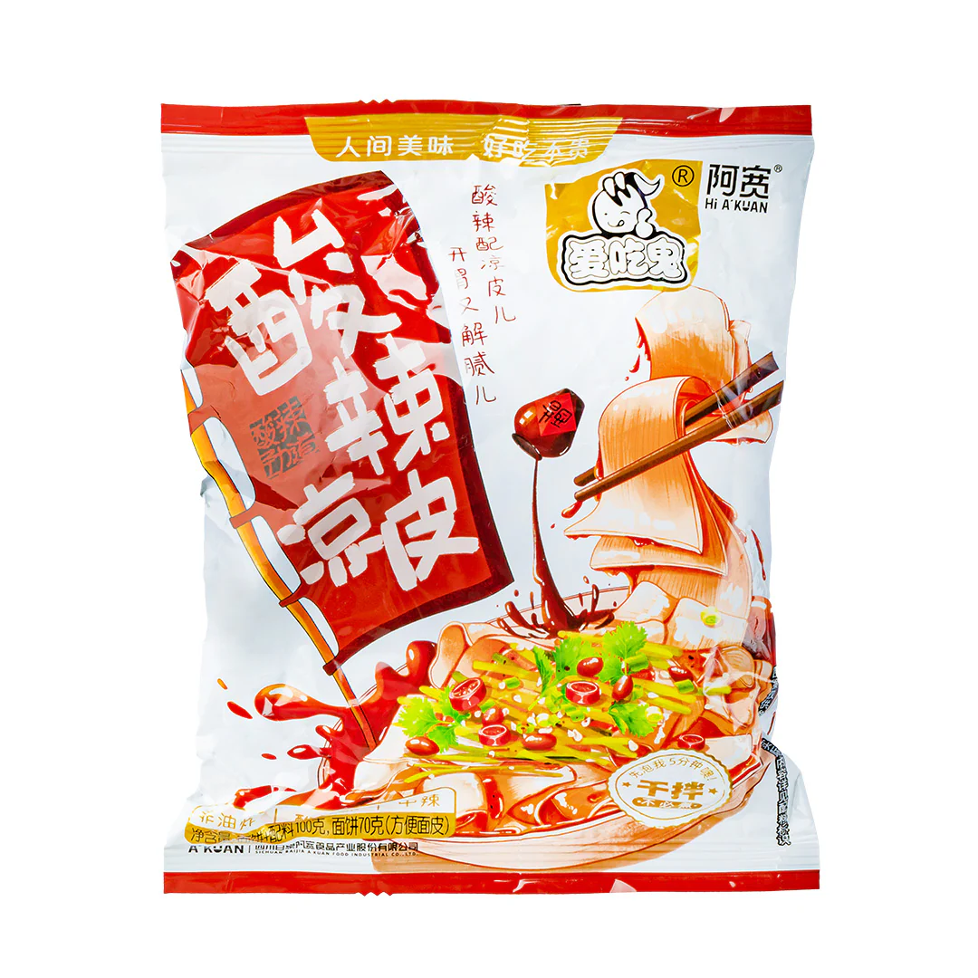 A'Kuan Instant Tagliatelle Spicy, tagliatelle piccanti da 95g