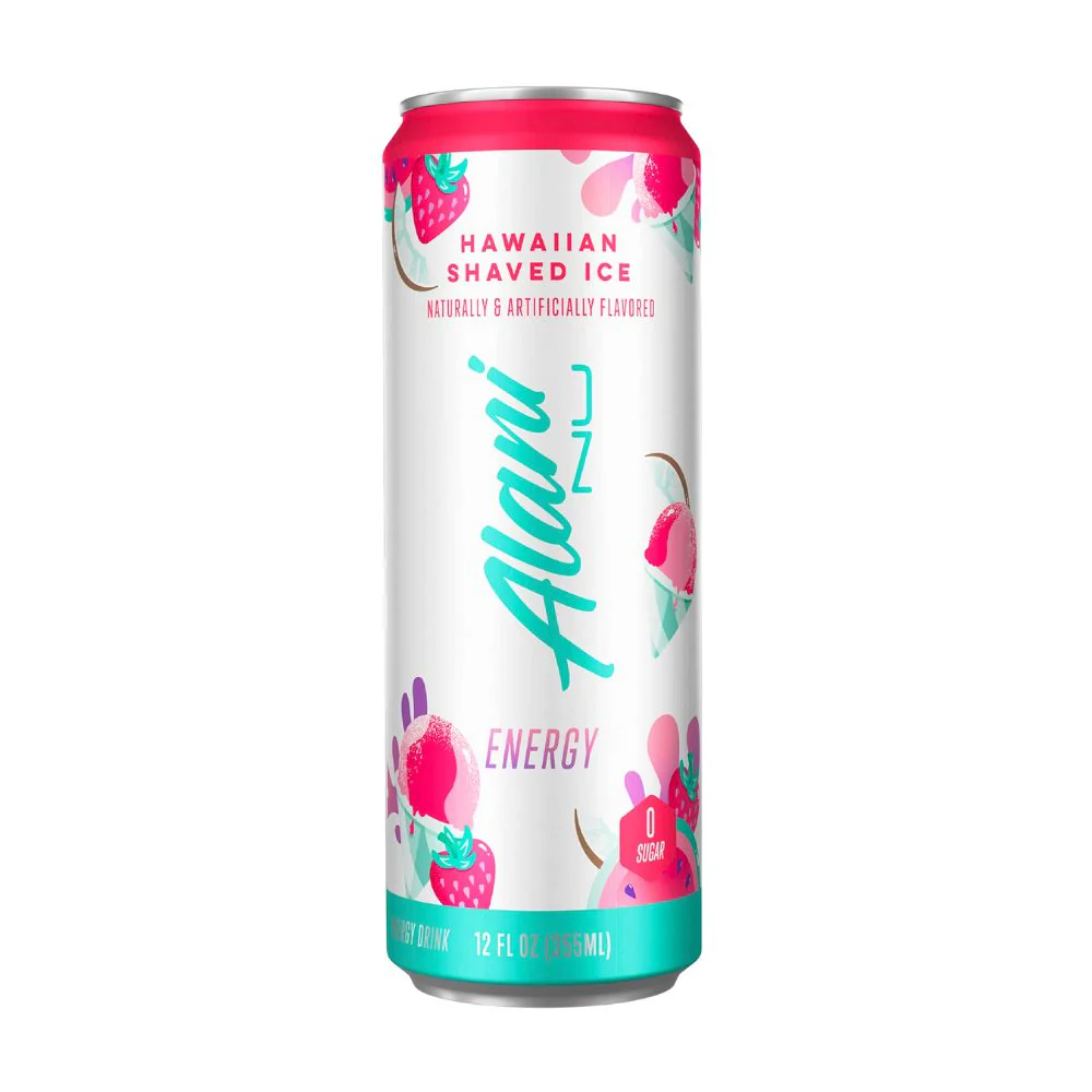 Alani Nu Energy Drink Hawaiian Shaved Ice, energy drink alla frutta da 355ml