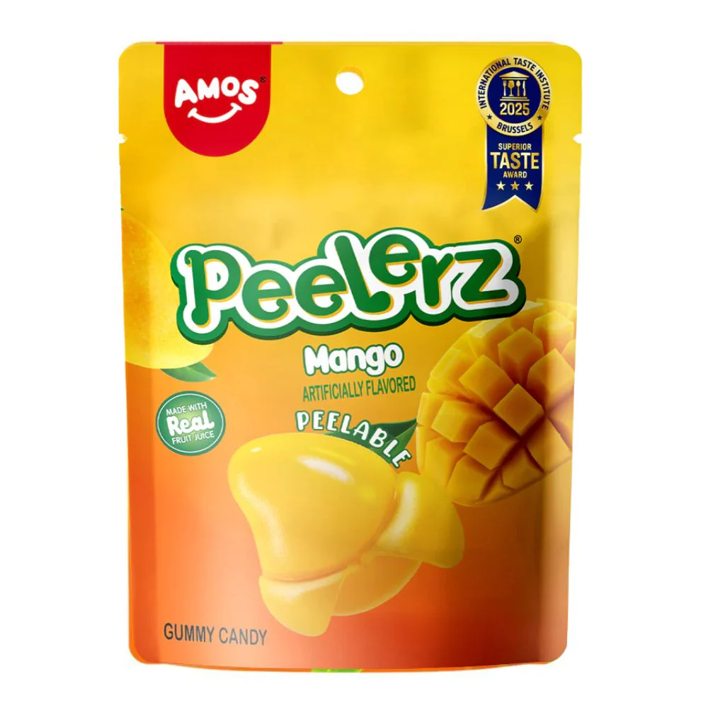 Amos Peelerz Gummy Mango, caramelle gommose al gusto di mango da 65g