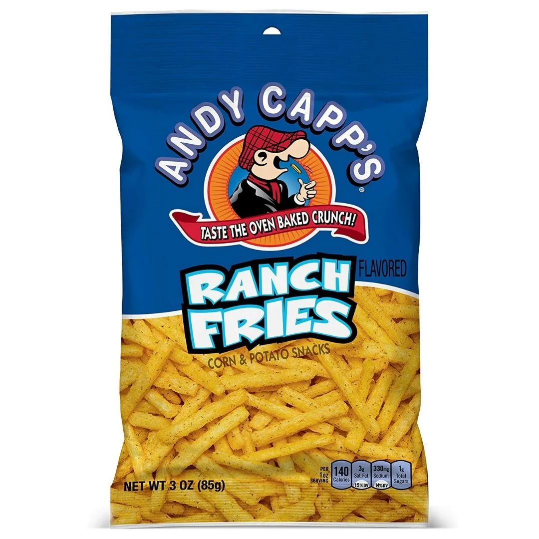 Andy Capp's Ranch Fries, patatine all'aglio da 85g