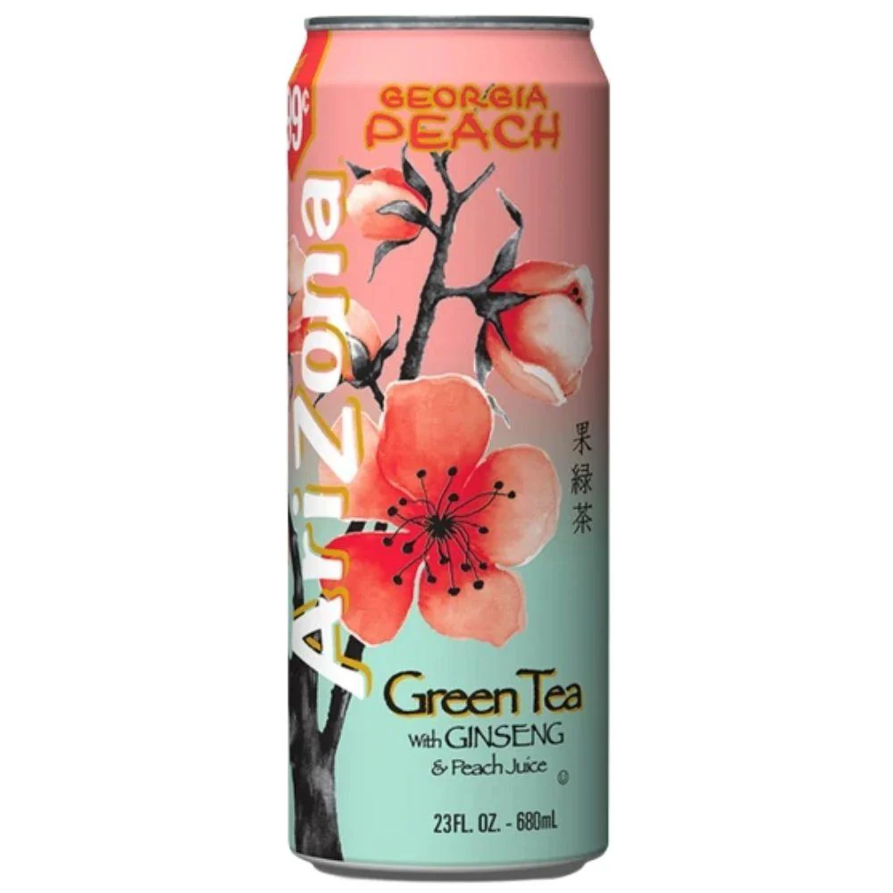 Arizona Georgia Peach Green Tea, tè verde alla pesca da 680ml
