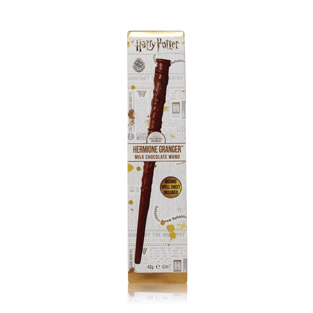 Harry Potter Bacchetta Hermione, bacchetta magica al cioccolato di Hermione da 42g