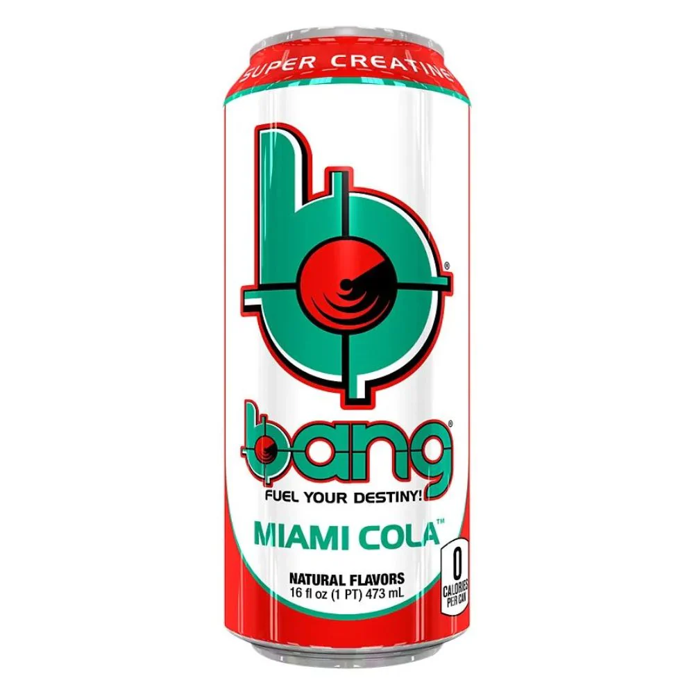 Bang Miami Cola, energy drink gusto cola da 473ml