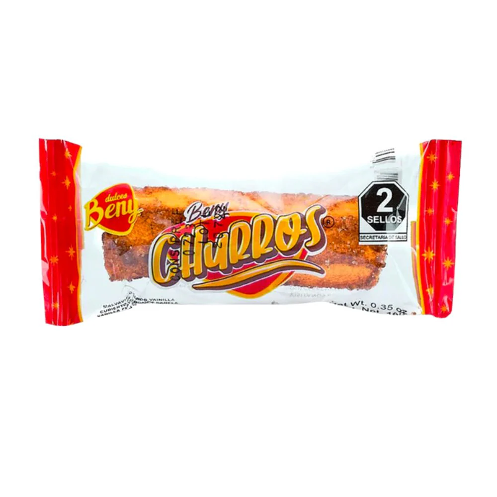 Beny Churros, marshmallow al gusto di churros alla cannella da 10g