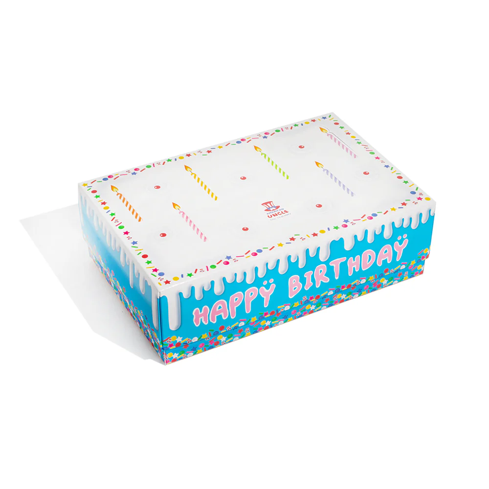 Birthday box, scatola a forma di torta di compleanno da 15 snack dolci e salati - Image 2