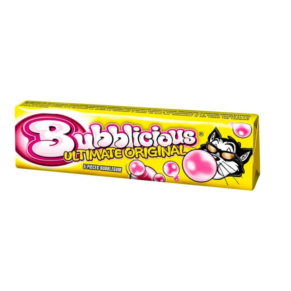 Bubblicious Bubblegum, chewing gum alla frutta da 38g