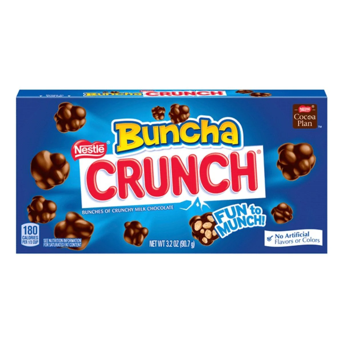 Buncha Crunch, cioccolatini al riso soffiato rivestiti da cioccolato fondente da 90.7g
