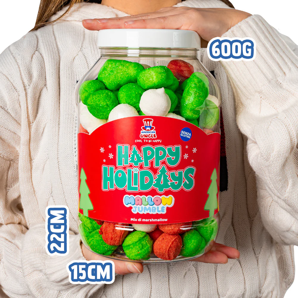 3x Mallow Jumble “Happy Holidays”, 3 barattoli di marshmallow da comporre con i tuoi gusti preferiti - Image 3