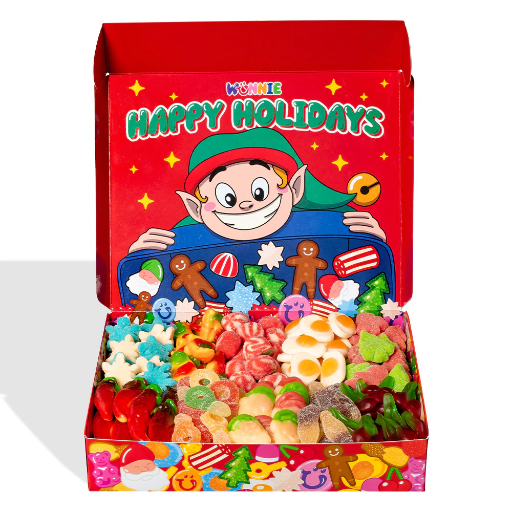 3x Wunnie box “Happy Holidays”, 3 scatole di caramelle gommose da comporre con i tuoi gusti preferiti - Image 3