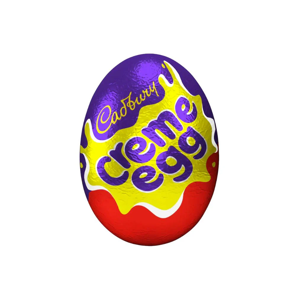 Cadbury Creme Egg, uovo di cioccolato al latte con cuore morbido da 40g