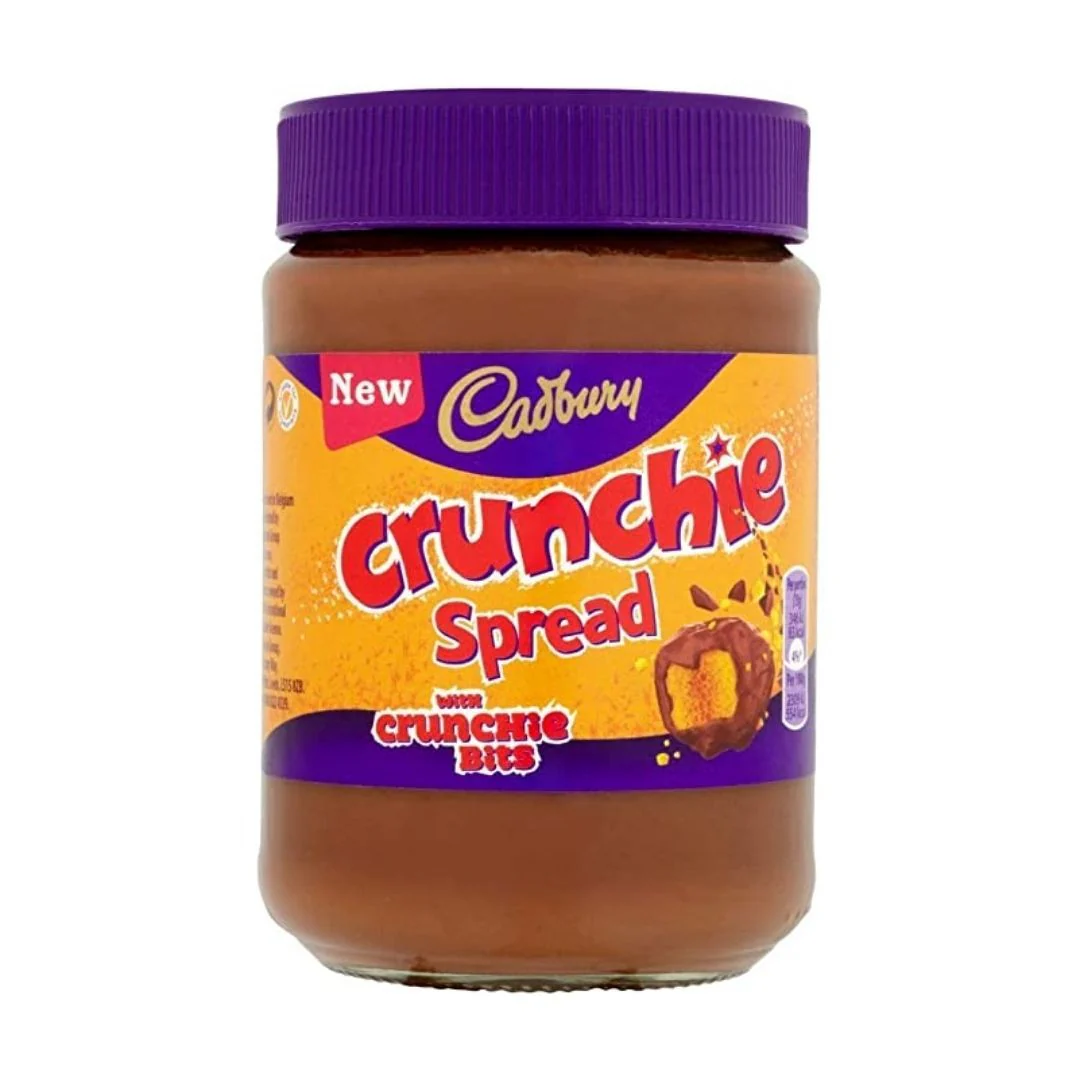 Cadbury Crunchie Spread, vasetto di crema al cioccolato con pezzetti croccanti da 400g