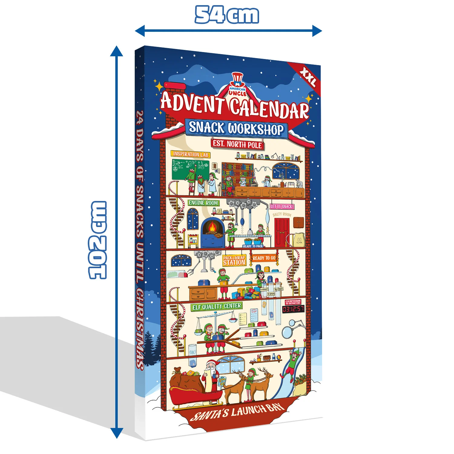 Snack Workshop XXL, Calendario dell’Avvento XXL da oltre 24 snack dolci e salati da tutto il mondo - Image 4