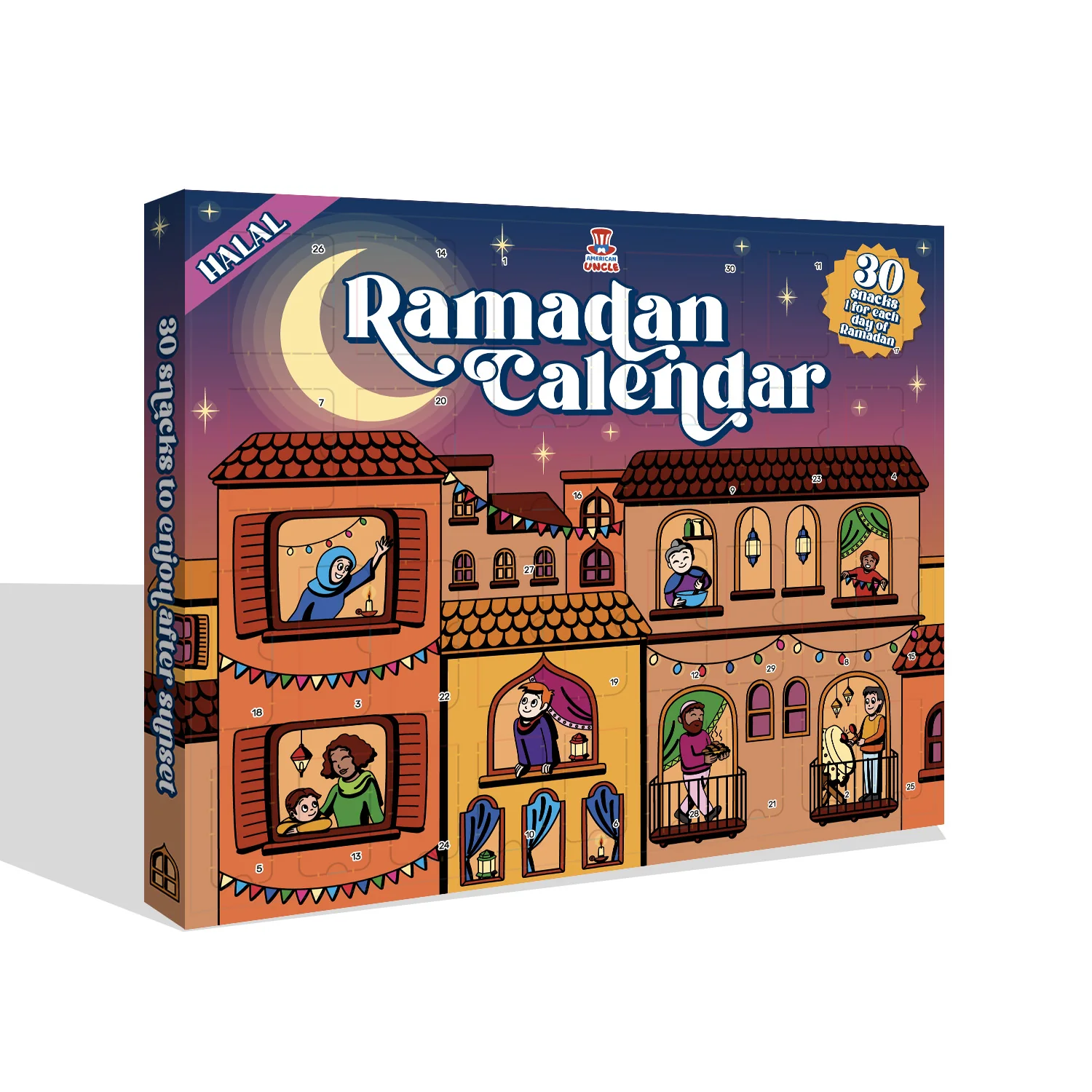 Ramadan Calendar, Calendario del Ramadan da 30 snack 100% halal dolci e salati - Image 3