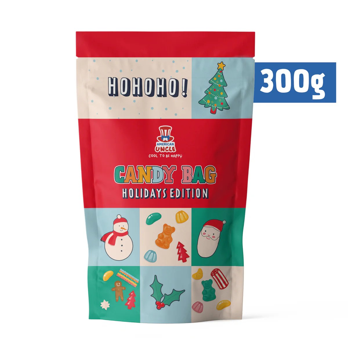 Candy mix Holidays Edition, busta di caramelle gommose da 300g - Image 3