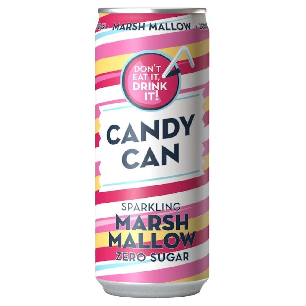 Candy Can Marshmallow Zero Sugar, al gusto di marshmallow da 330ml