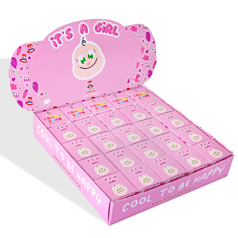 Candy Cube Kit "Party", scatoline di caramelle gommose da 50g ideali come gadget di fine festa (25, 50 o 75 pz) - Image 3