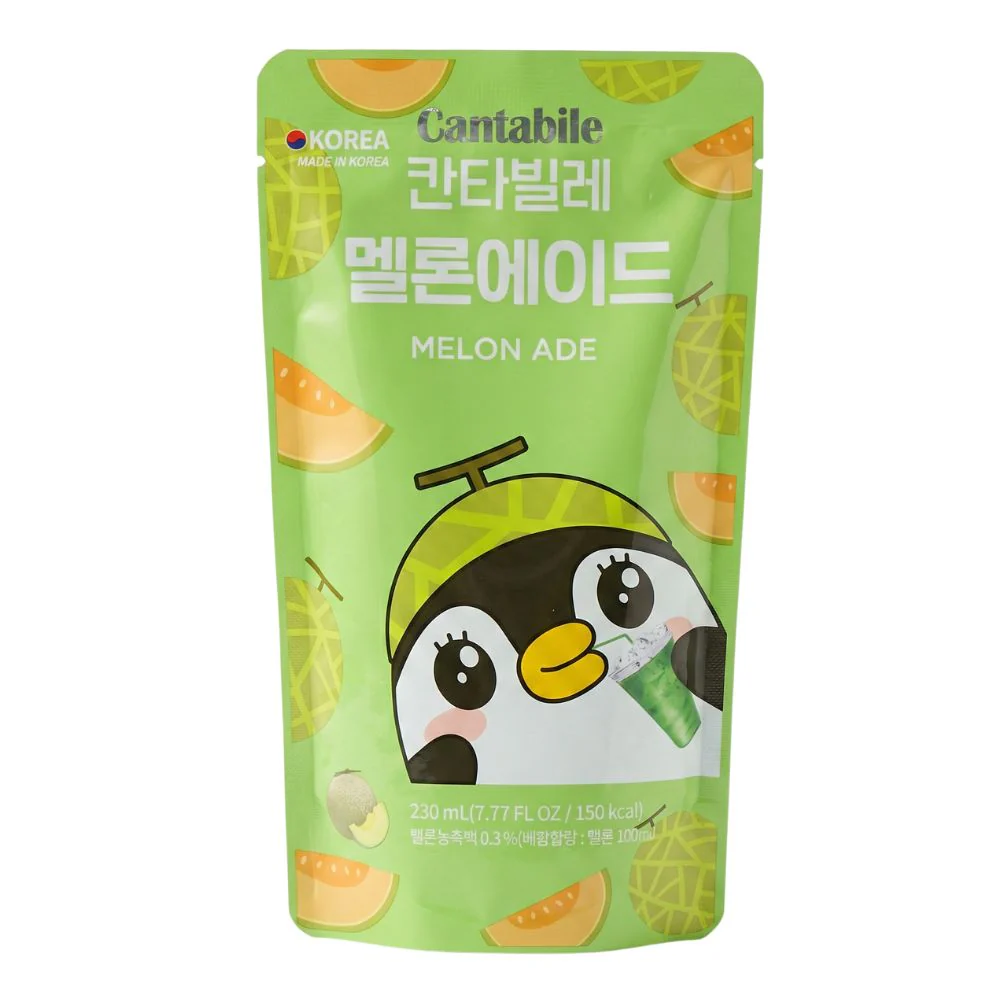 Cantabile Melon Ade, bevanda al gusto di melone cantalupo da 230ml