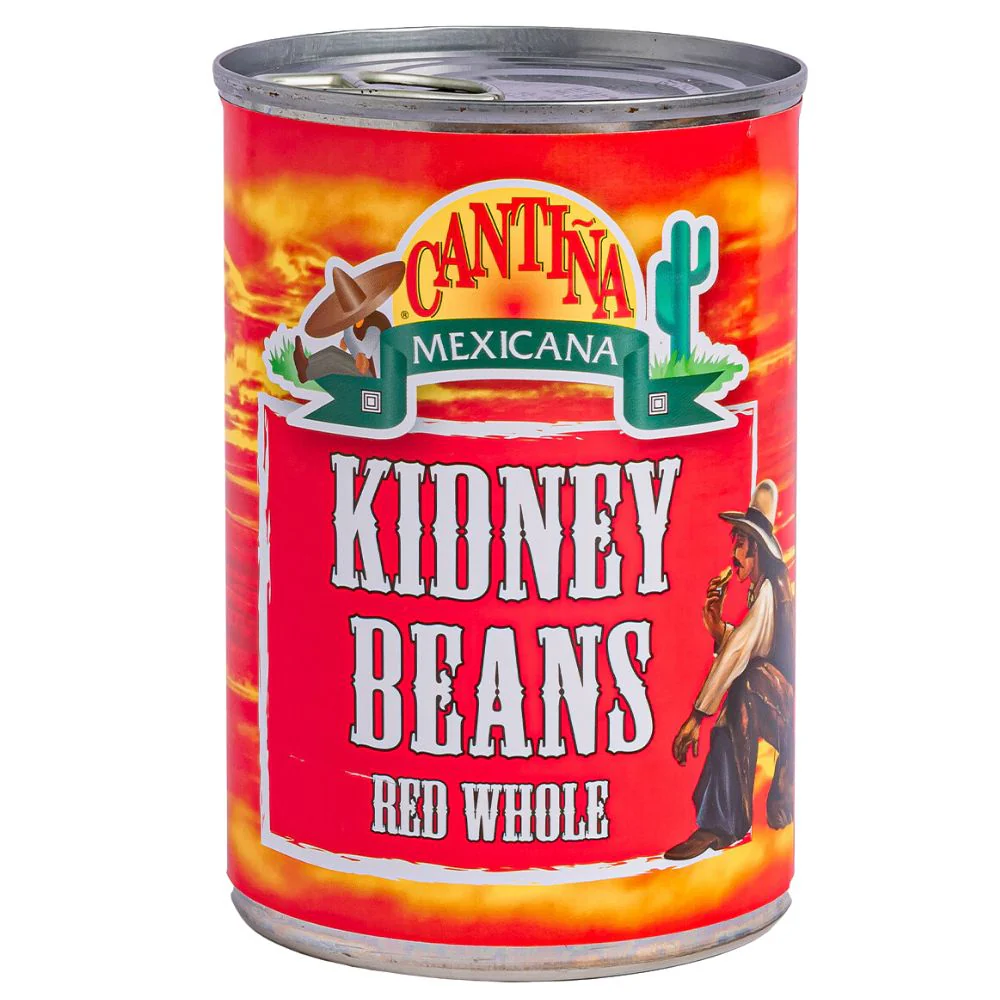 Cantina Mexicana Kidney Beans Red Whole, fagioli rossi da 400g