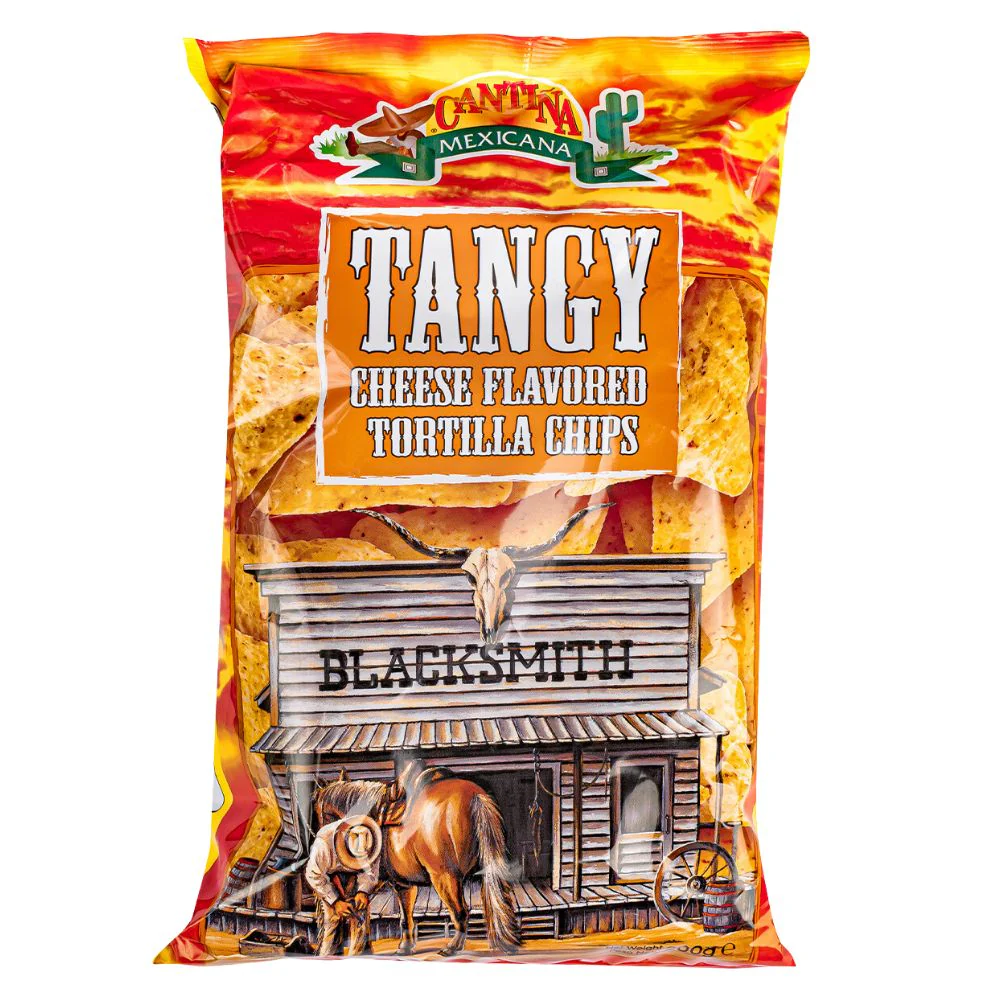 Cantina Mexicana Tangy Cheese Tortilla Chips, nachos al formaggio piccante da 200g