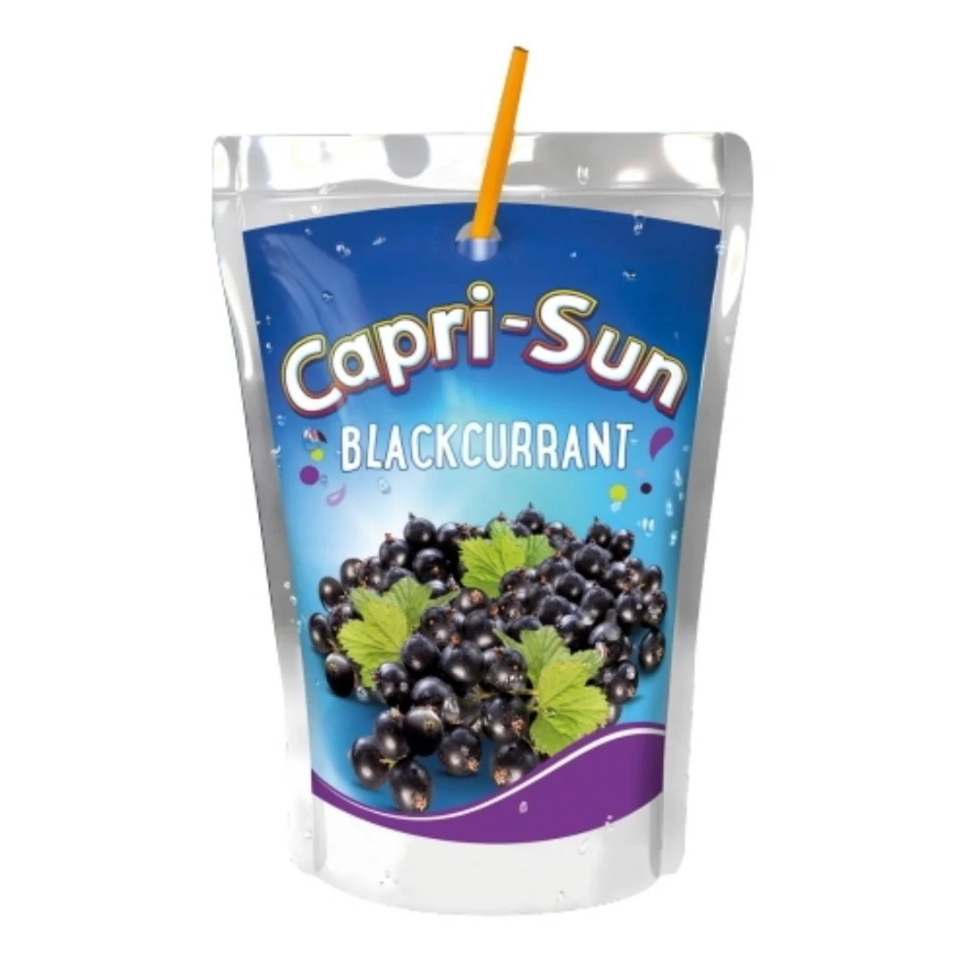 Capri Sun Blackcurrant, succo all'uva e pera da 200ml