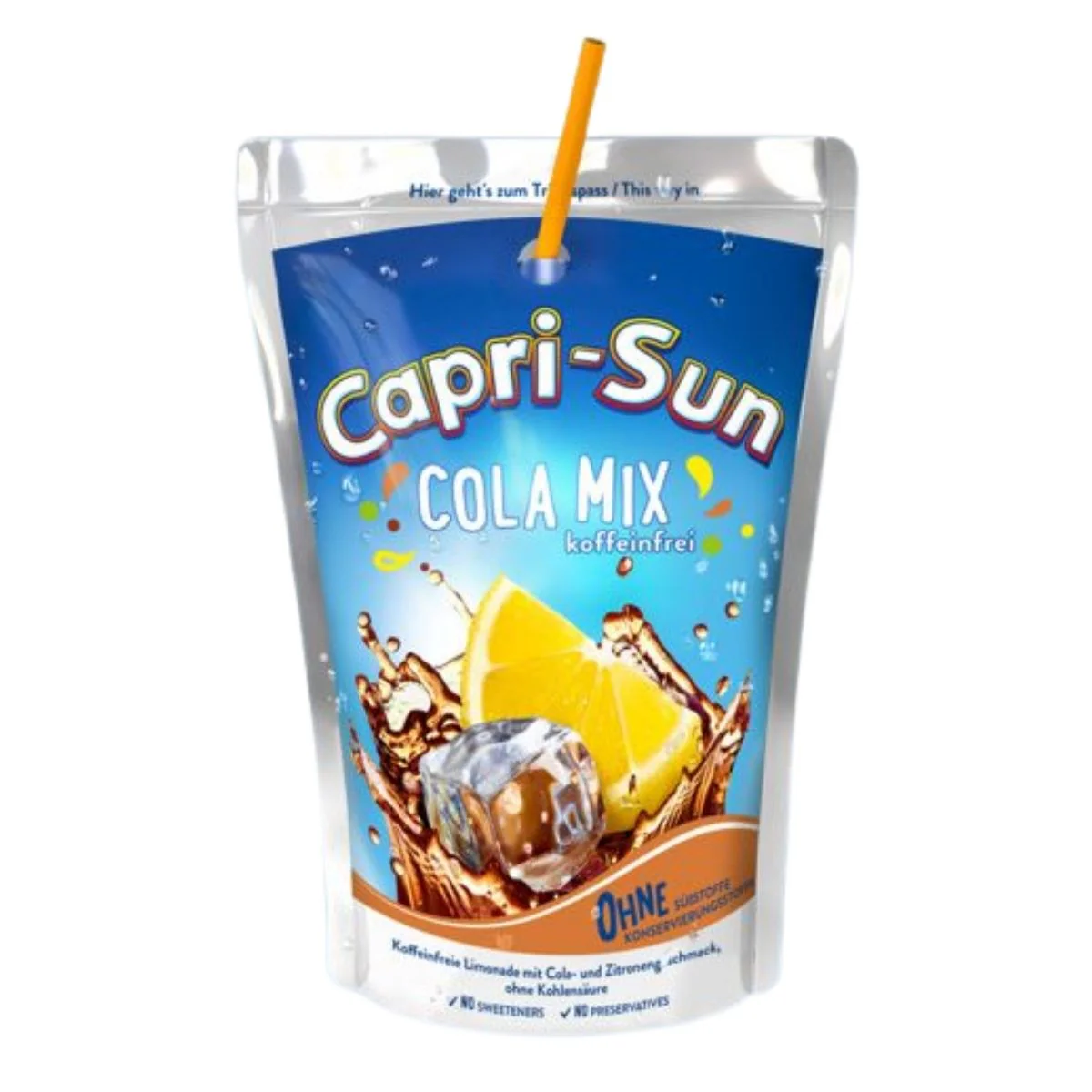 Capri Sun Cola, bevanda al gusto di cola e limone da 200ml