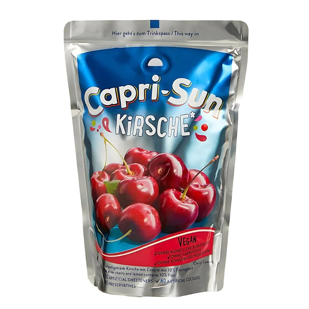 Capri Sun Kirsche, bevanda al gusto di amarena da 200ml