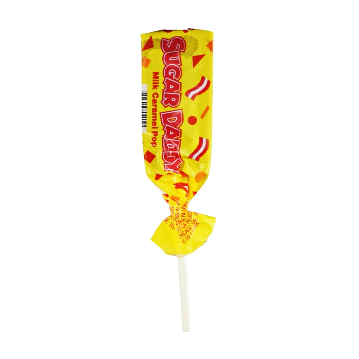 Sugar Daddy Milk Caramel Pop, caramelle al caramello al latte da 14g