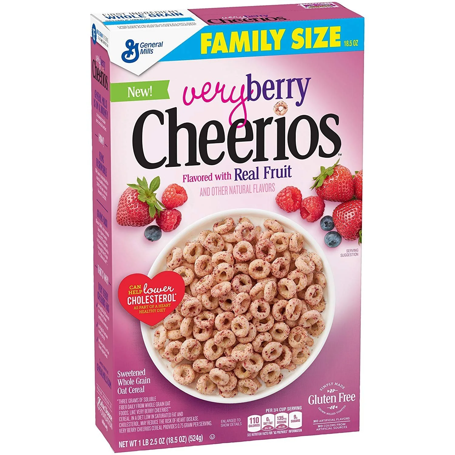 Cheerios Very Berry, cereali alla fragola da 309g