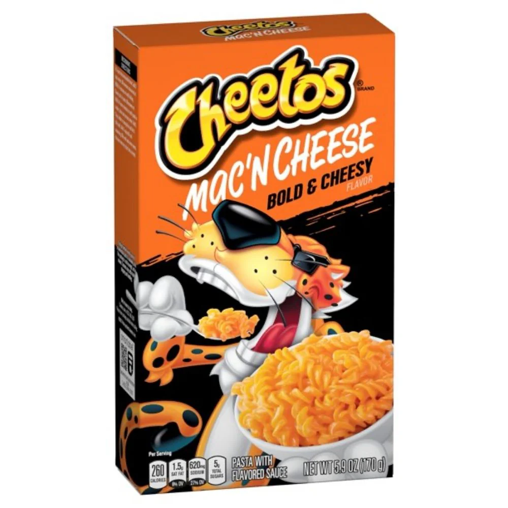 Cheetos Mac'n Cheese Bold & Cheesy Flavor, maccheroni al gusto di cheetos al formaggio da 170g