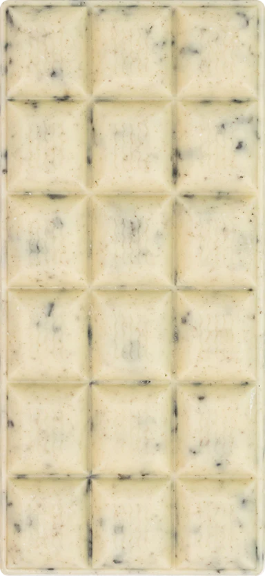 ChocoLetter Cookies & Cream, tavoletta di cioccolato bianco artigianale con pezzi di biscotto da 100g - Image 3