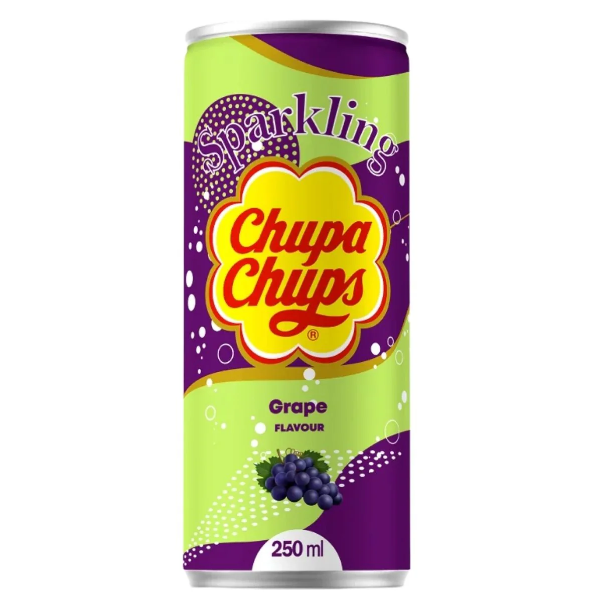 Chupa Chups Sparkling Grape, bevanda all'uva da 250ml