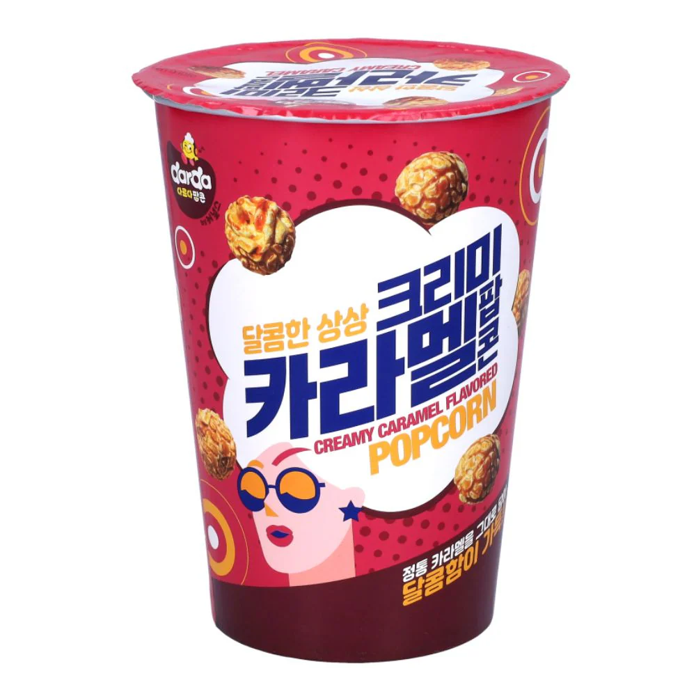 Popcorn Creamy Caramel Flavor, popcorn cremosi al gusto di caramello da 65g