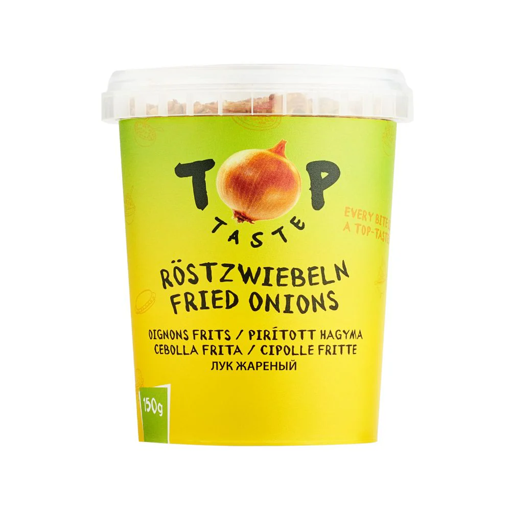 Top Taste Fried Onions, cipolle fritte da 150g