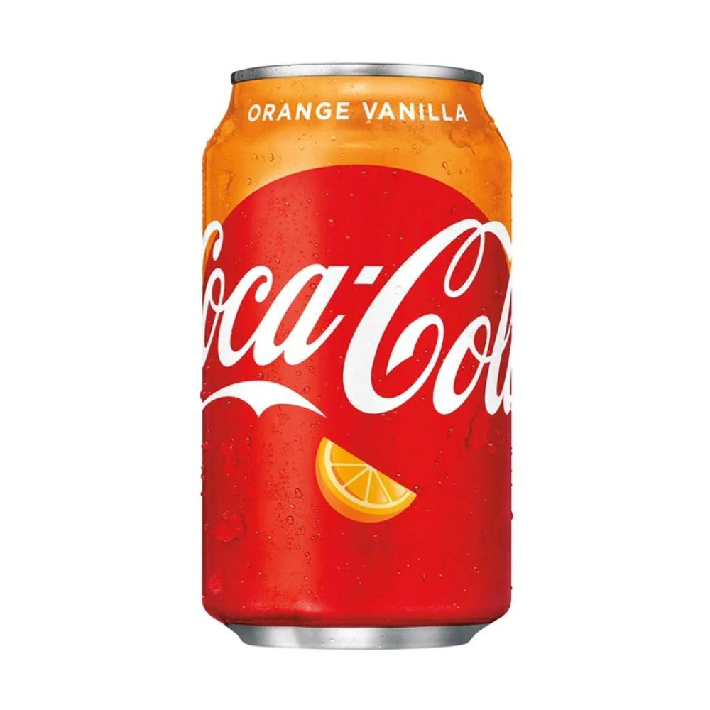 Coca-Cola Orange Vanilla, coca cola all'arancia e vaniglia da 355ml