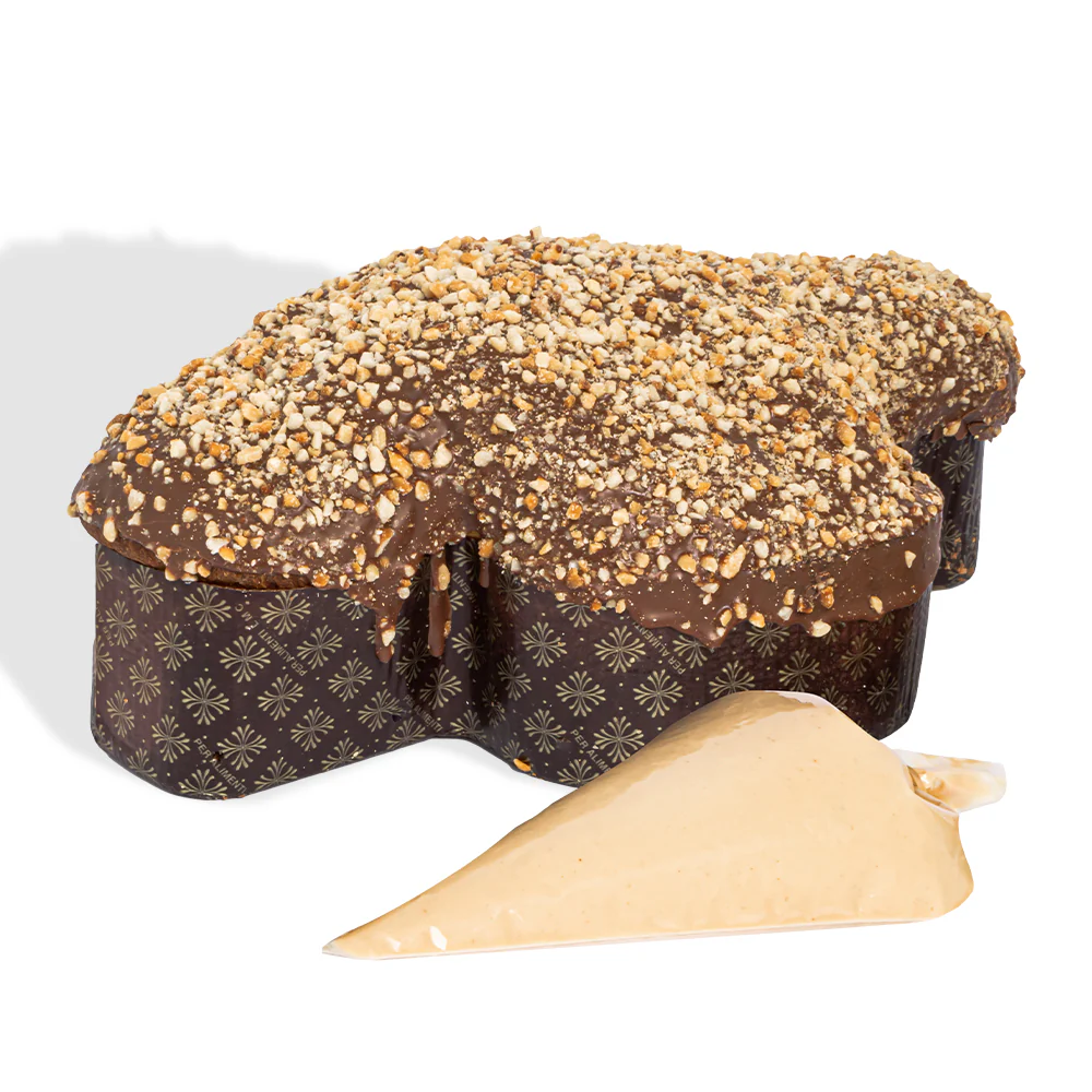 Colomba di Pasqua Choco Peanuts by American Uncle, colomba al cioccolato e arachidi da 800 g con crema Choco Peanut Butter da 200 g - Image 3