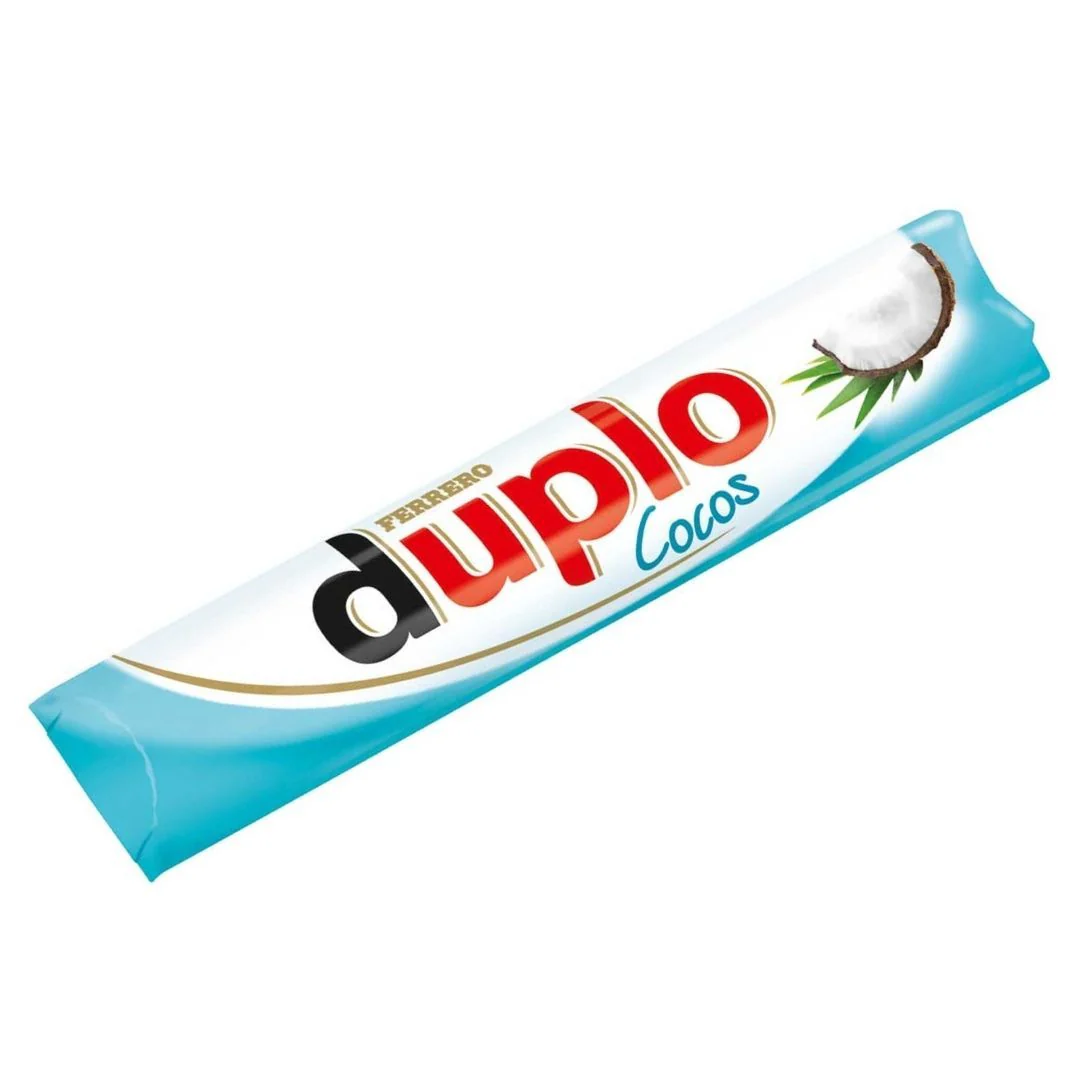 Duplo Cocos, barretta al cioccolato al latte e cocco da 40g