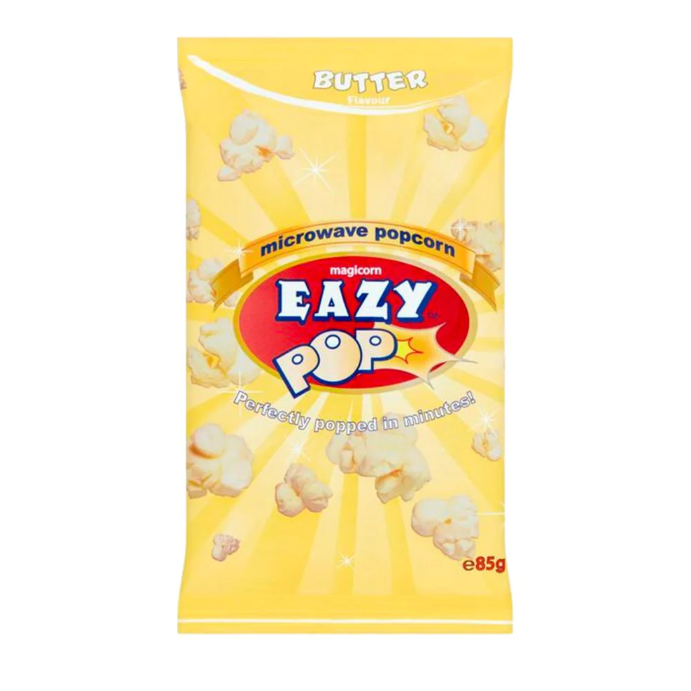 Eazy Popcorn Butter, popcorn al burro da 85g
