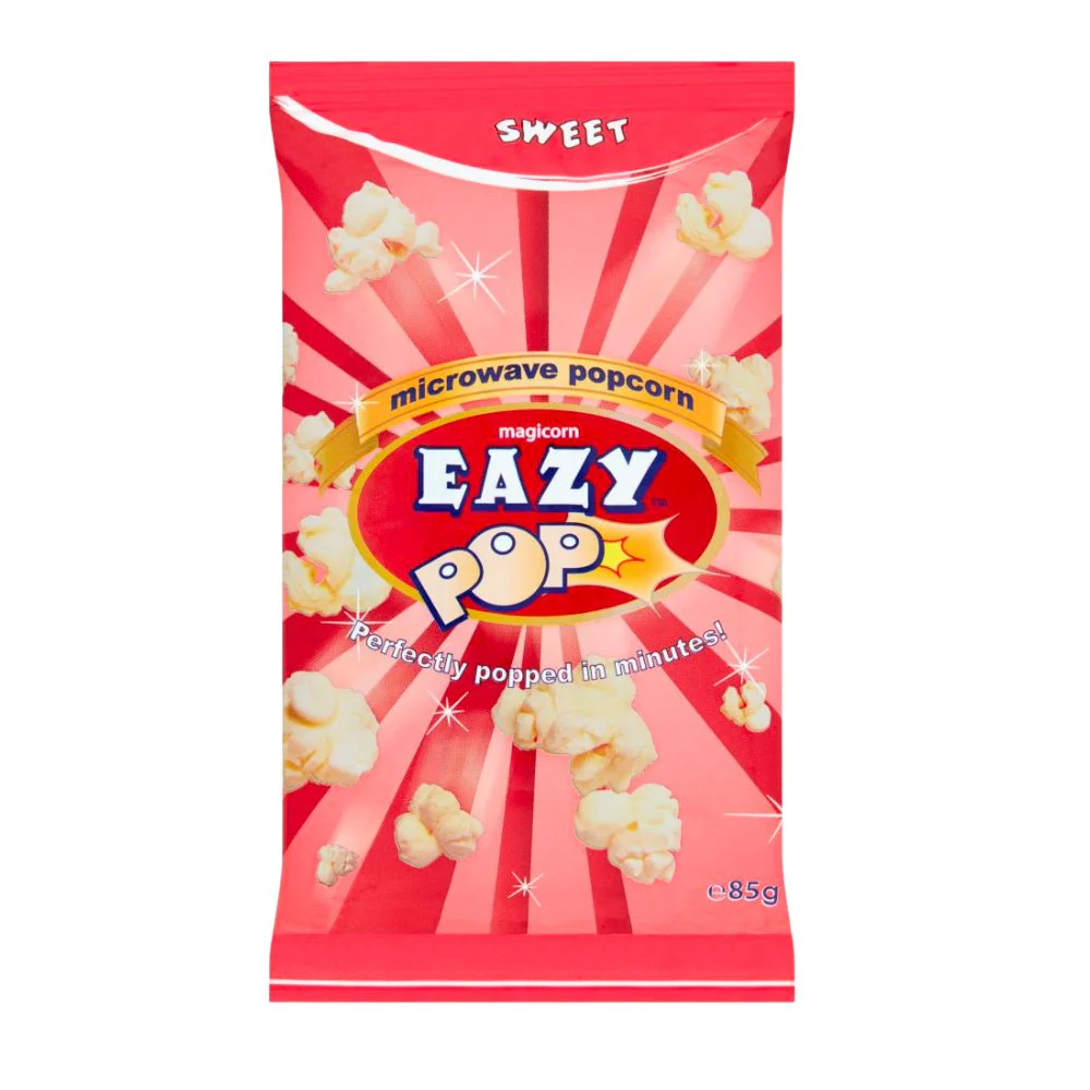 Eazy Popcorn Sweet, popcorn dolci da 85g