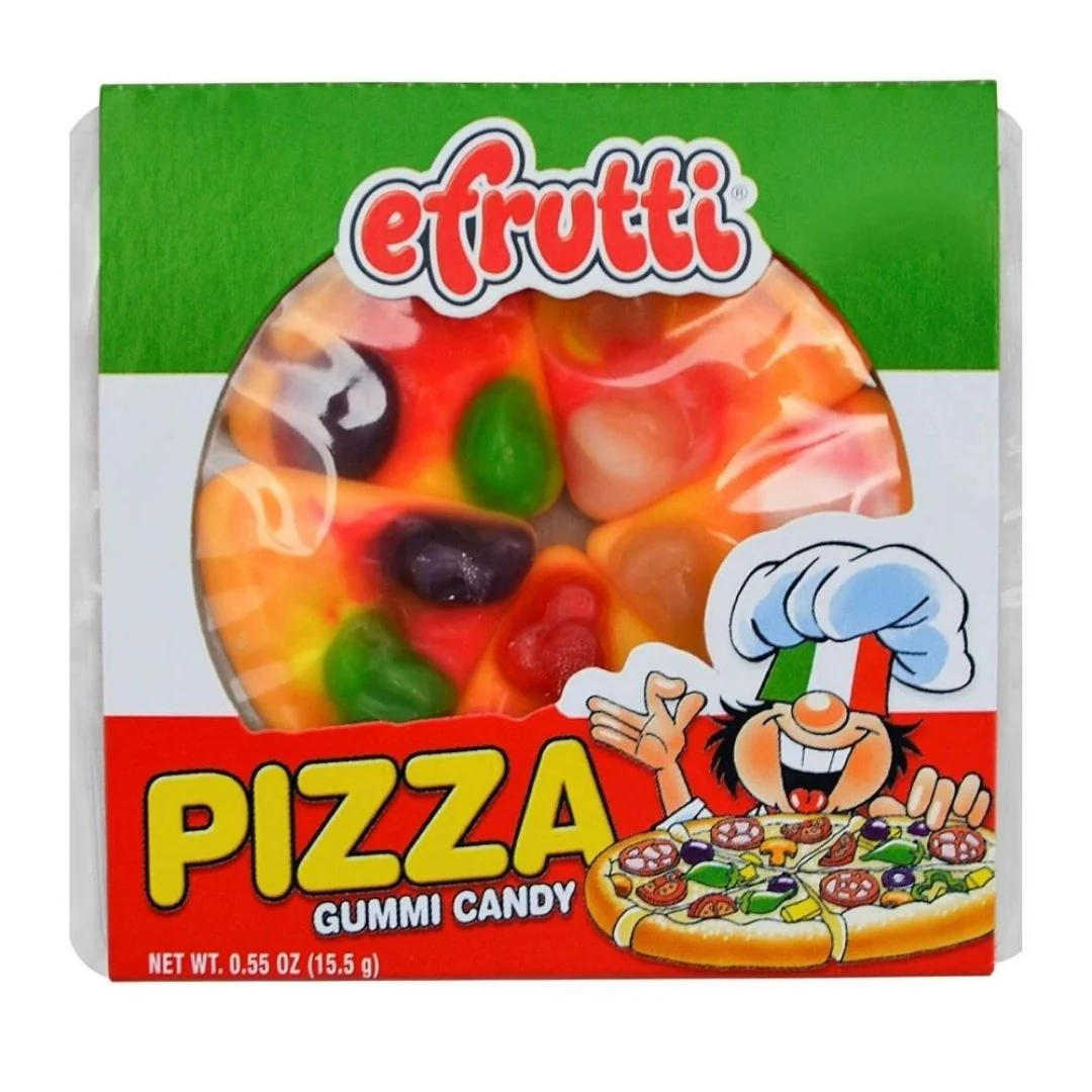 Efrutti Pizza Gummi Candy, caramelle gommose alla frutta da 15.5g
