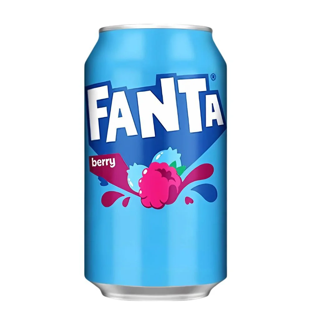 Fanta Berry, bevanda al mirtillo blu da 355ml