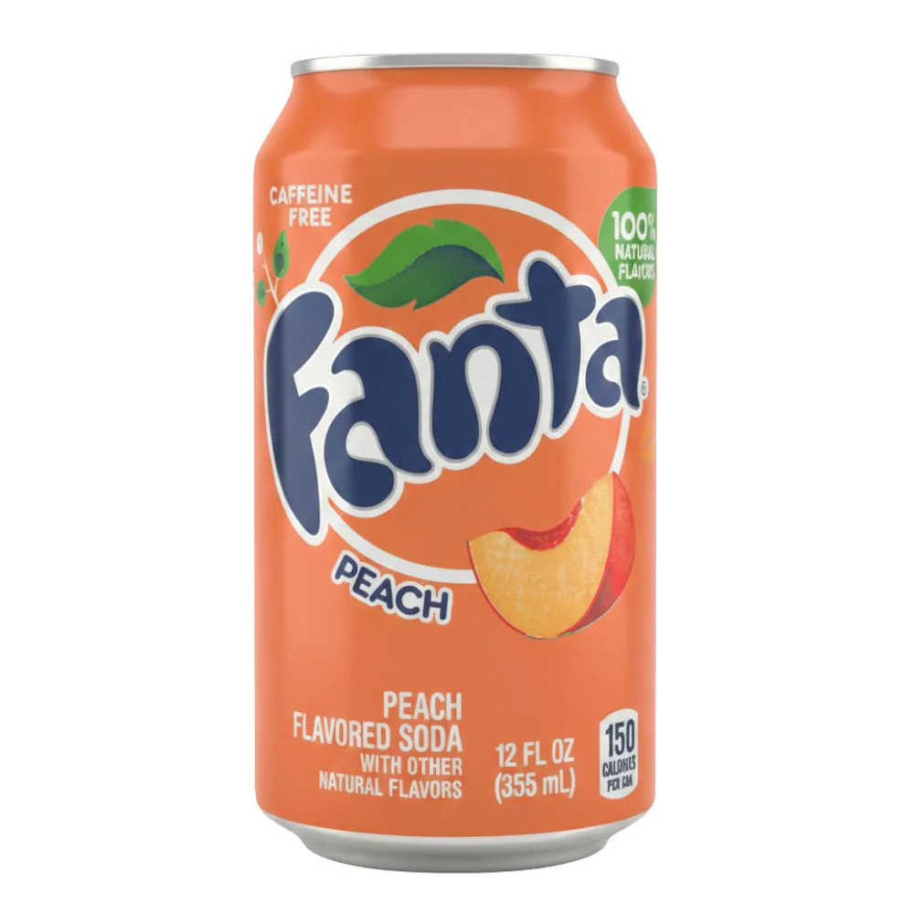 Fanta Peach, bevanda alla pesca da 355ml