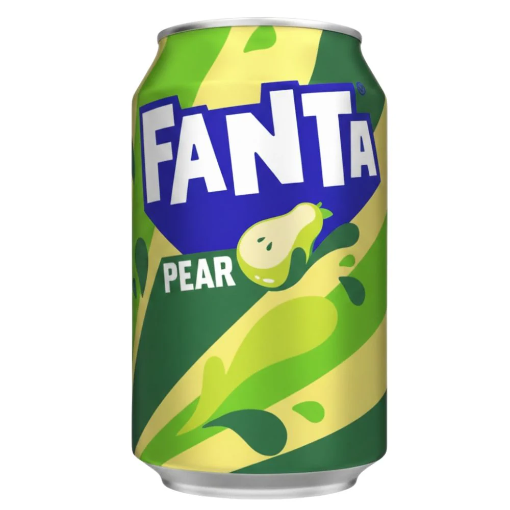 Fanta Pear, bevanda al gusto di pera da 330ml