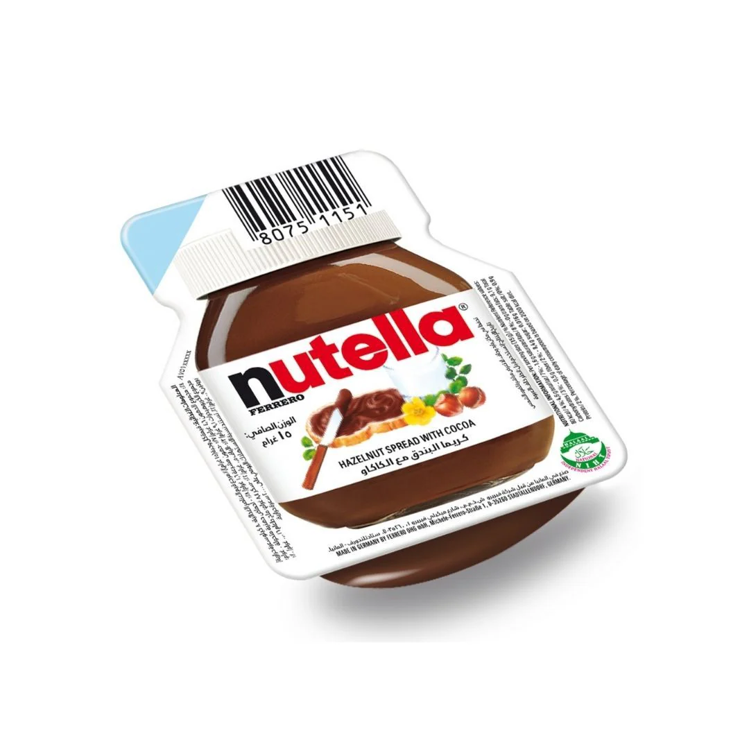 Ferrero Nutella, monoporzione di crema alle nocciole da 15g