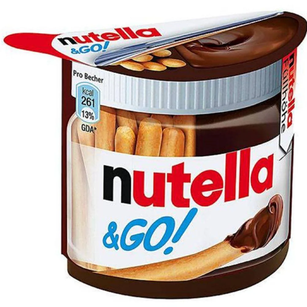 Ferrero Nutella & Go, grissini e crema alle nocciole da 48g