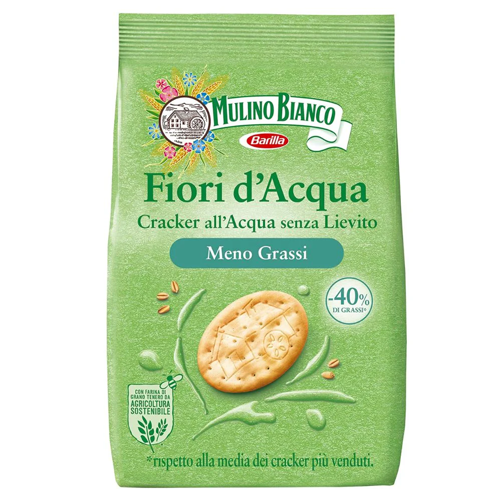 Fiori d’Acqua Mulino Bianco, cracker all’acqua da 250g