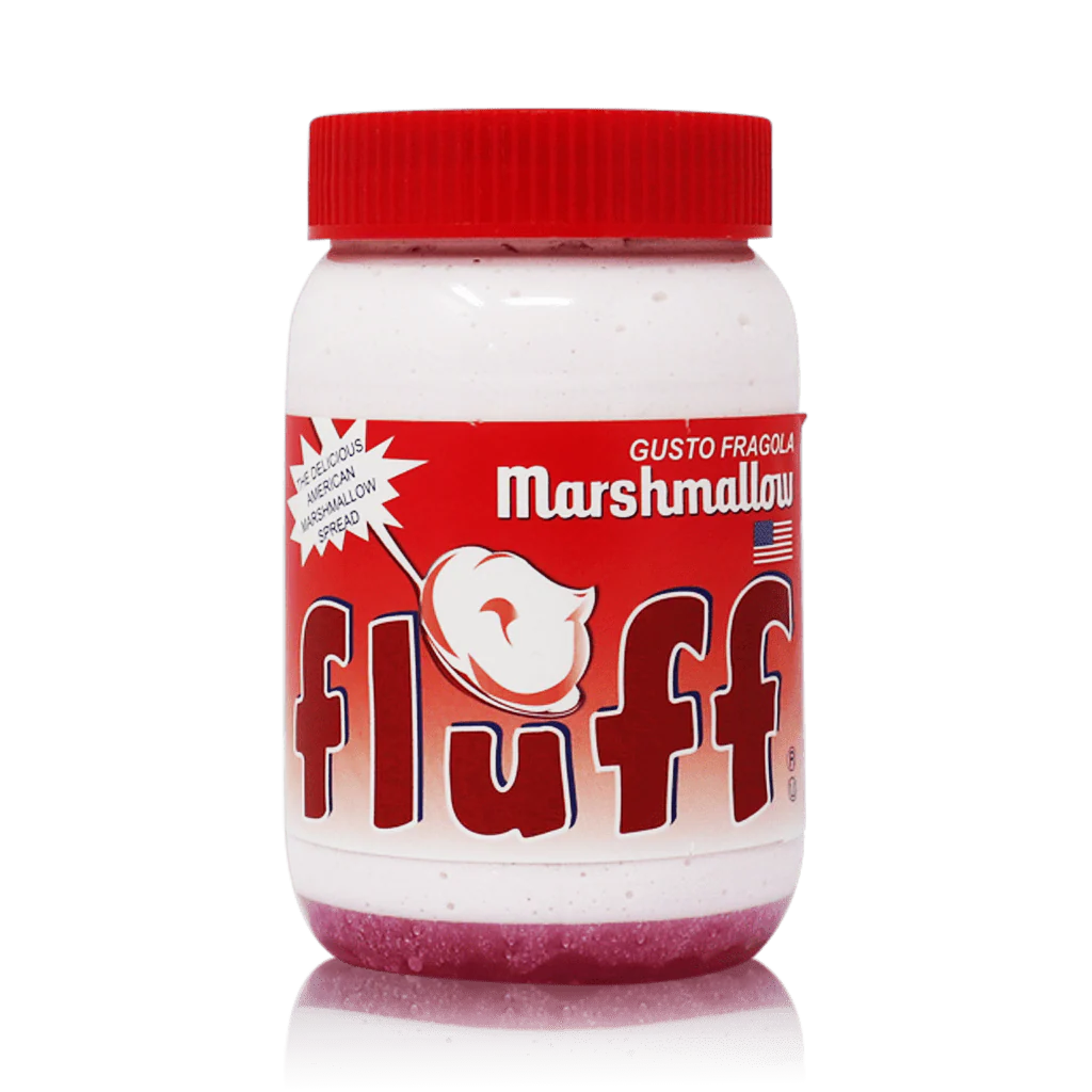 Fluff Strawberry Marshmallow, crema spalmabile alla fragola e marshmallow da 213g