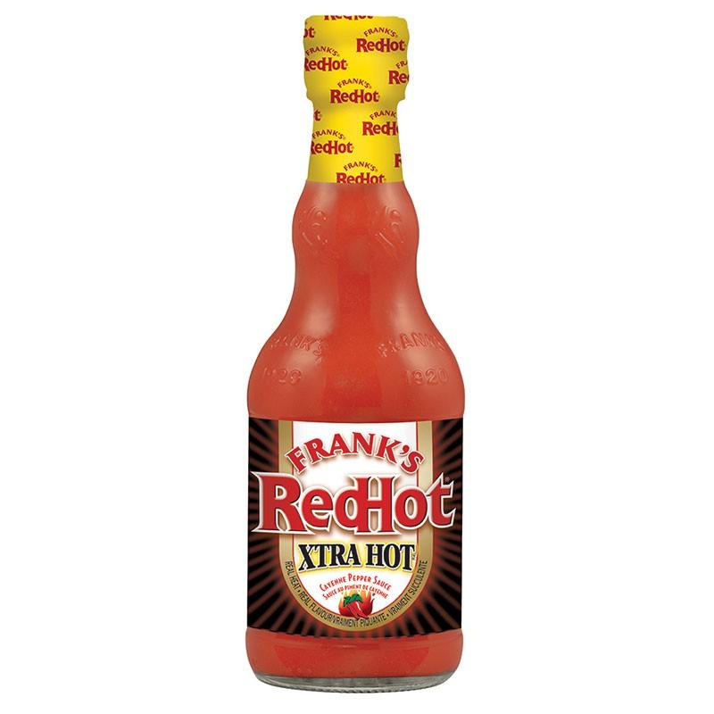 Frank's Red Hot Xtra Hot, salsa piccante al peperoncino di Cayenna da 148 ml