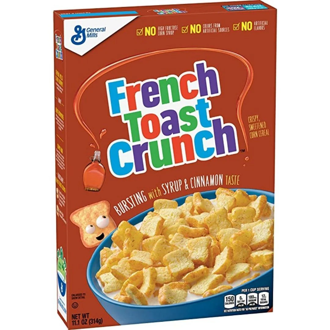 French Toast Crunch Cereal, cerali alla cannella e sciroppo d'acero da 314g SCADENZA 24/04/2023