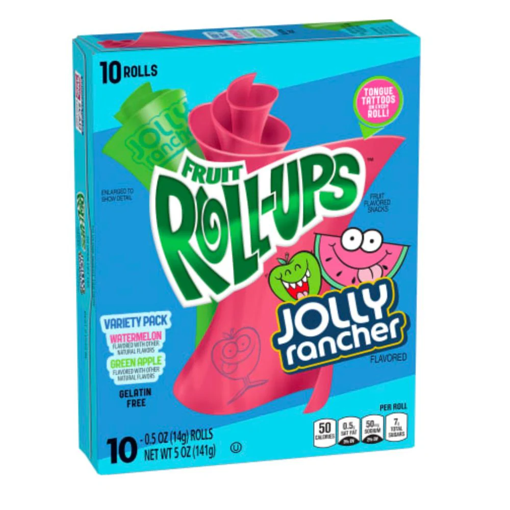 Fruit Roll-Ups Jolly Rancher, caramelle gommose alla frutta da 141g